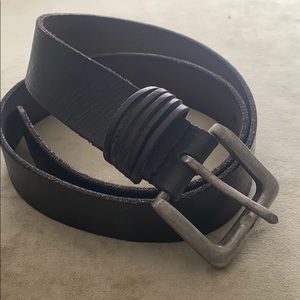 Lucky Brand Black Leather Belt